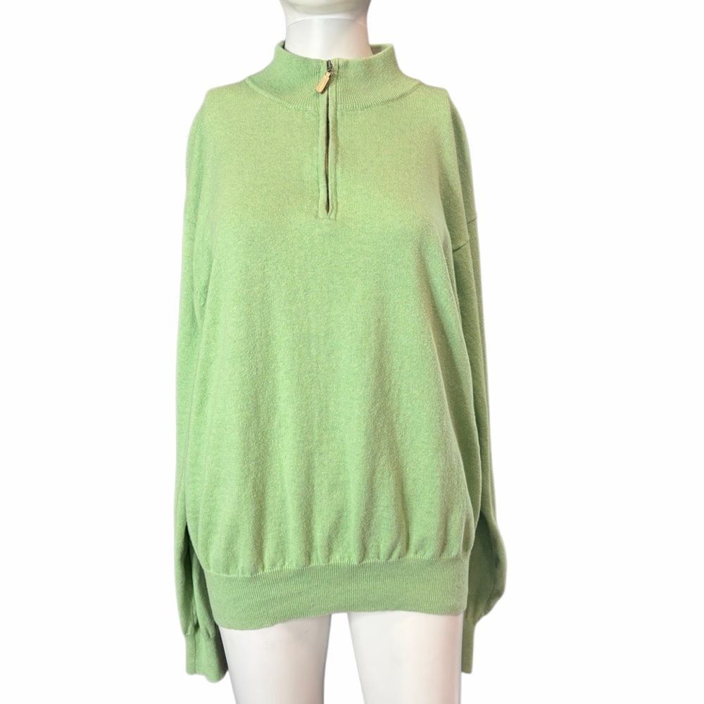 Peter Millar Green Women's Cashmere Sweater Size Large